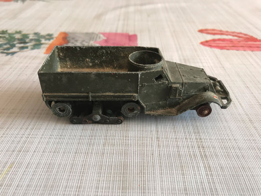 Ancienne Voiture Miniature Dinky Toys Armée 822 Half Track Meccano France Epave