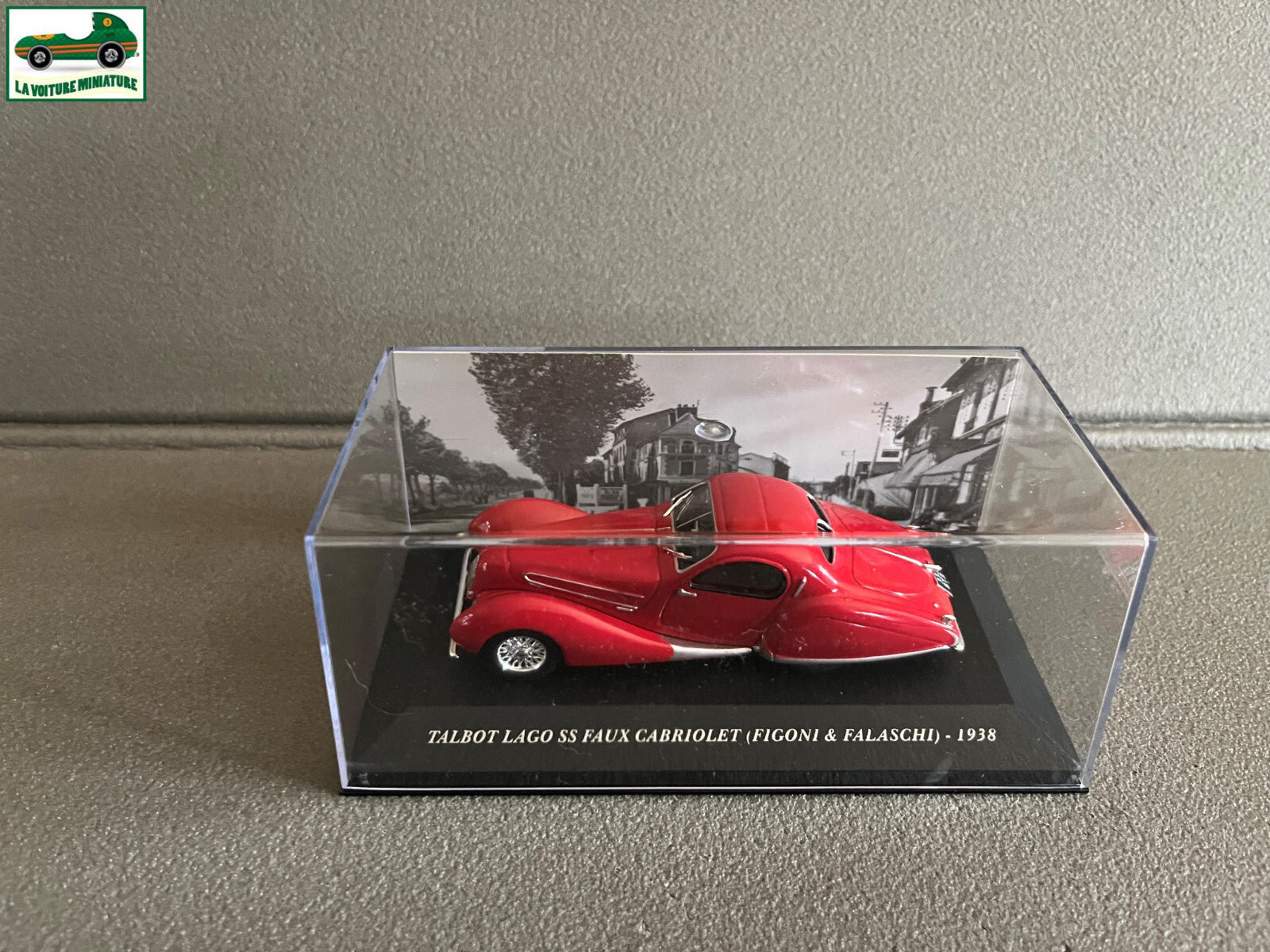 Voiture Miniature Talbot Lago SS Figoni Falaschi 1938 au 1/43 Ixo Altaya