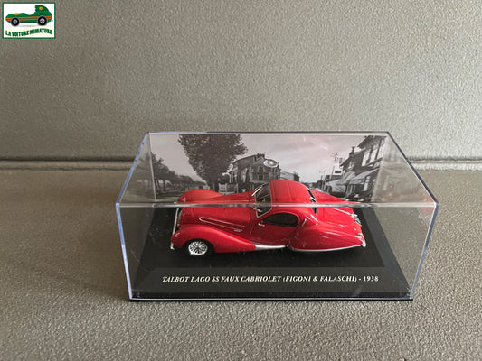 Voiture Miniature Talbot Lago SS Figoni Falaschi 1938 au 1/43 Ixo Altaya