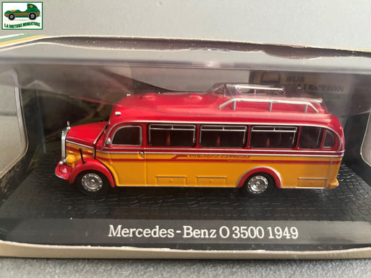 Voiture miniature Mercedes Benz O 3500 1949 Autobus Bus Collection Atlas 1/72