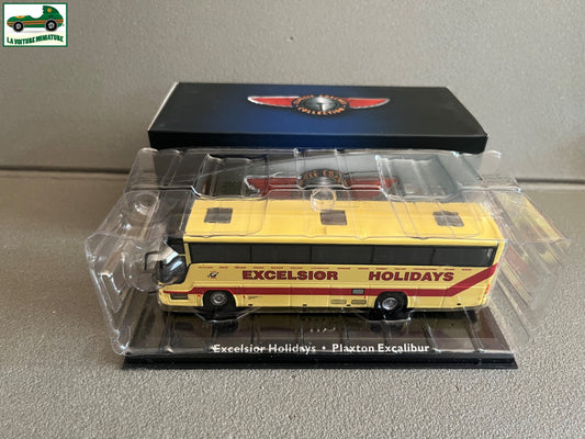 Voiture miniature Excelsior Holidays Plaxton Excalibur Autobus Bus Atlas 1/72