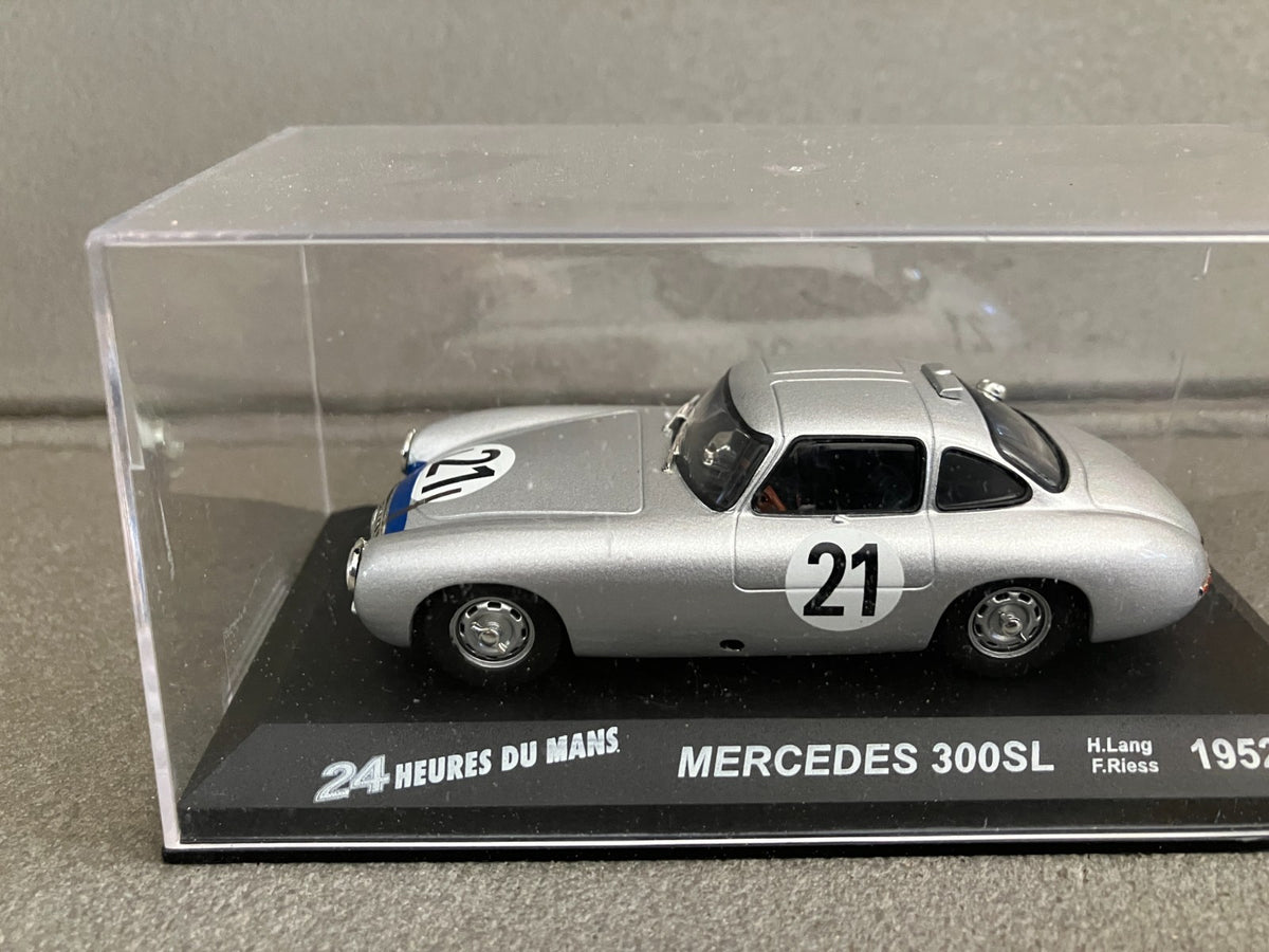 Voiture Miniature Mercedes 300SL 1958 24 Heures du Mans Altaya au 1/43