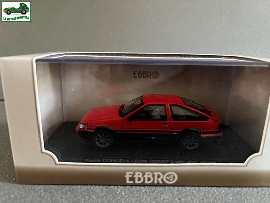 Voiture Miniature Toyota Corolla Levin 1600 GTV Ebbro au 1/43