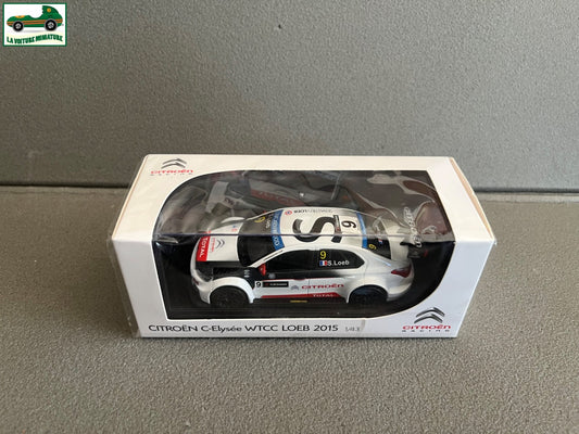 Voiture Miniature Citroen C Elysée WTCC Loeb 2015 Norev 1/43