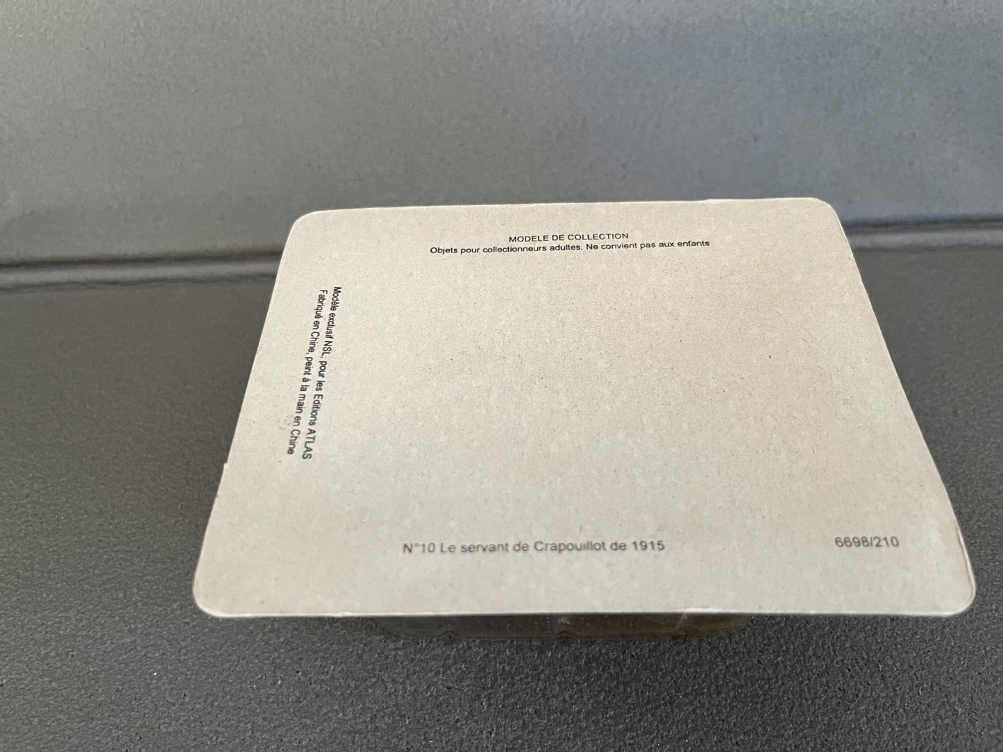 Soldat Plomb Guerre 1914 1918 NSL Editions Atlas Servant Crapouillot 1915 N°10