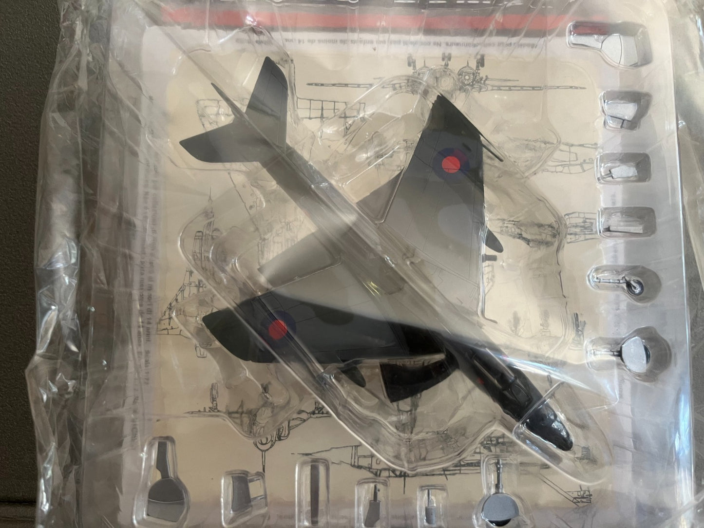 Avion miniature Militaire de CombatHawker Hunter F.MK6 Altaya 1/72