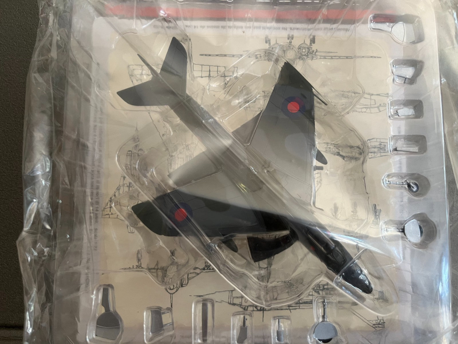 Avion miniature Militaire de CombatHawker Hunter F.MK6 Altaya 1/72
