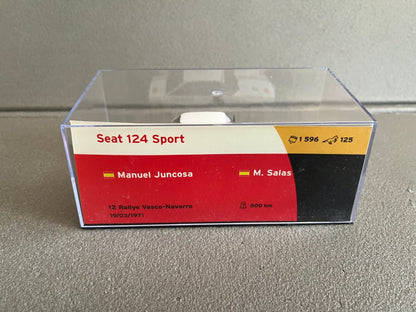Voiture Miniature Seat 124 Sport Rallye Vasco Navarro 1971 au 1/43