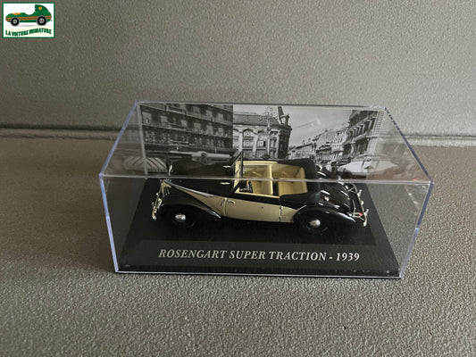 Voiture Miniature Rosengart Super Traction 1939 au 1/43 Ixo Altaya