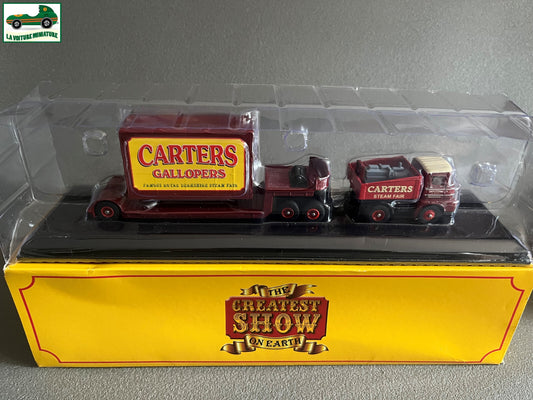 Voiture miniature Cirque Carters Foden Generator and Low Loader Atlas 1/76