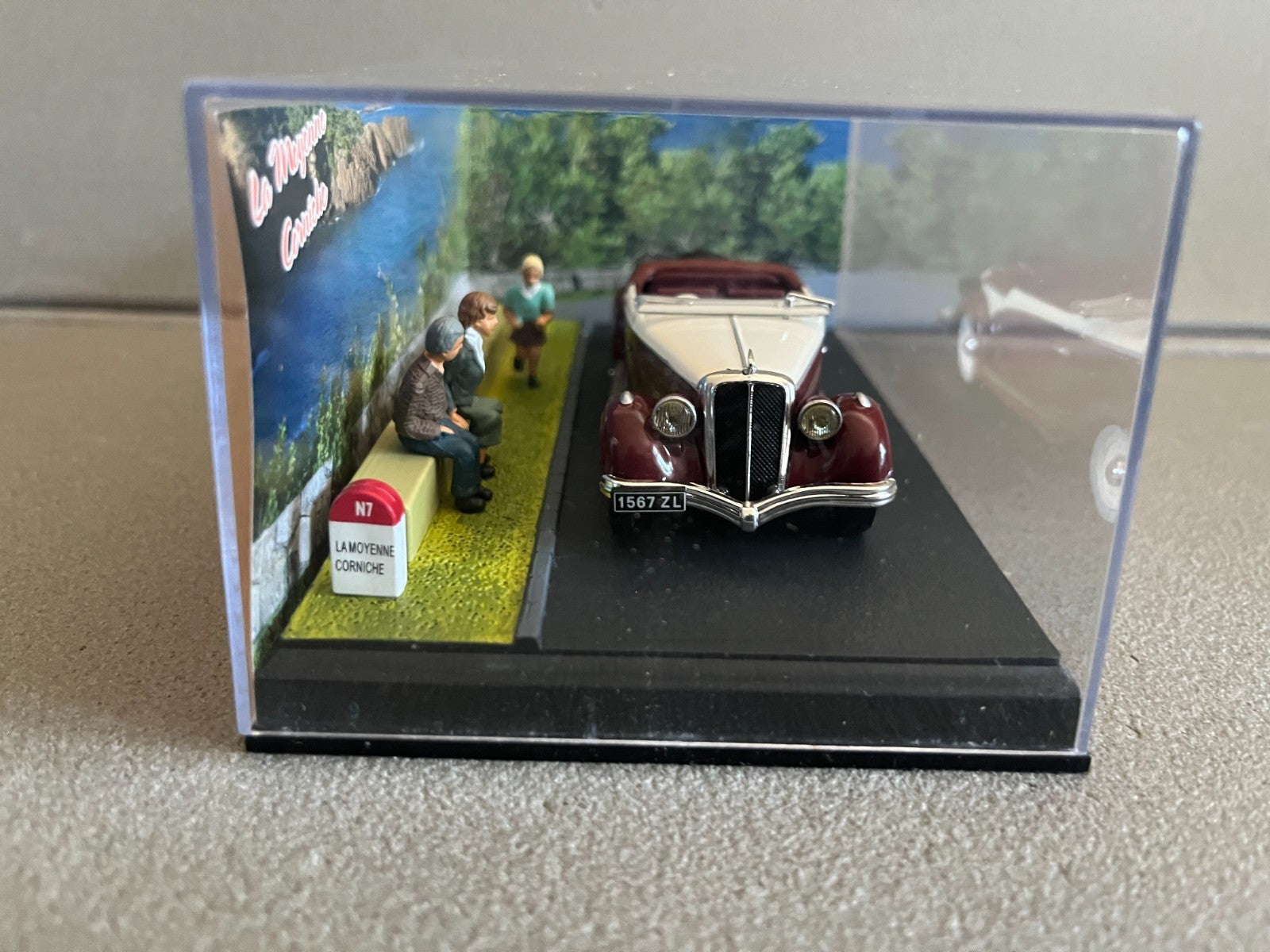 Voiture Miniature Salmson S4E Etape 38 La Route Bleue RN7 1/43