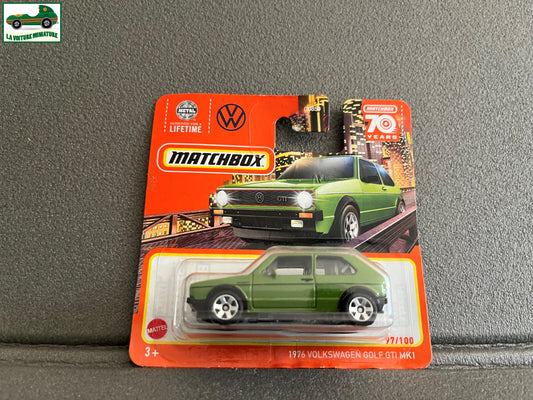 Voiture miniature 1976 Volkswagen Golf GTI MK1 Matchbox 70 Years 1/64