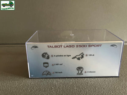 Voiture Miniature Talbot Lago 2500 Sport 1956 au 1/43 Ixo Altaya