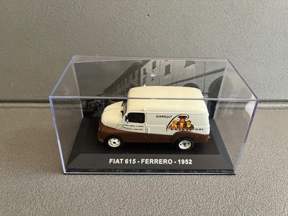 Voiture miniature Fourgon Camion Fiat 615 Ferrero 1952 au 1/43