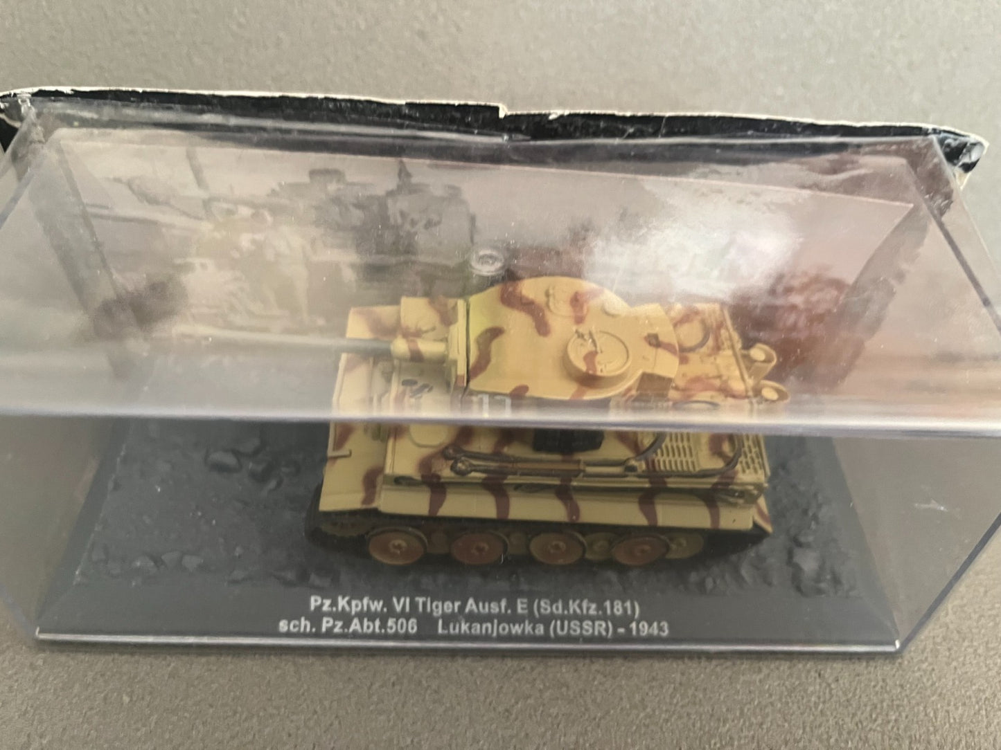 Miniature Militaire Char Tank Blindé Pz.Kpfw. VI Tiger Ausf. E 181 Altaya 1/72