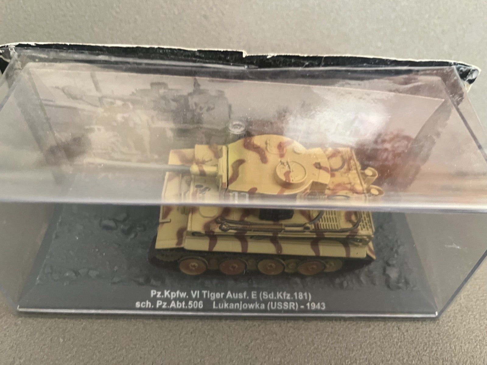 Miniature Militaire Char Tank Blindé Pz.Kpfw. VI Tiger Ausf. E 181 Altaya 1/72