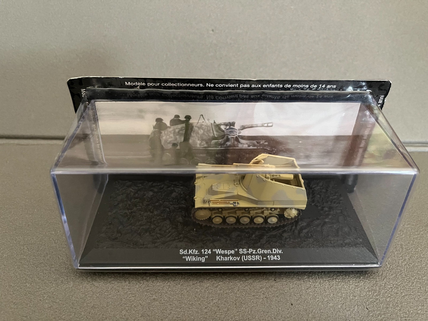 Miniature Militaire Char Tank Blindé Sd.Kfz. 124 Wespe USSR 1943 Altaya 1/72