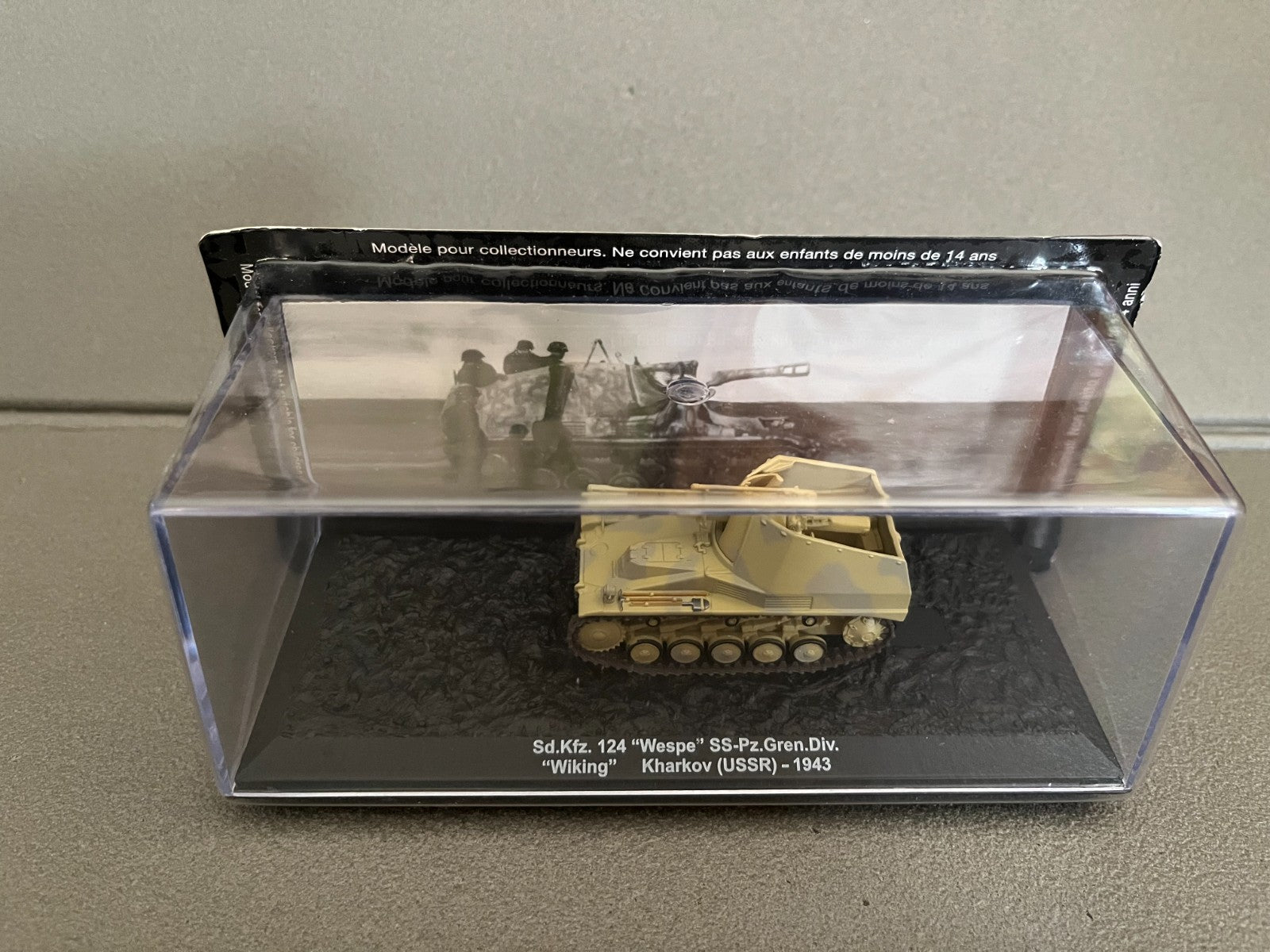 Miniature Militaire Char Tank Blindé Sd.Kfz. 124 Wespe USSR 1943 Altaya 1/72