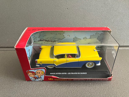 Voiture Miniature Quick Hyper Super Les Pirates du Silence Spirou 1/43