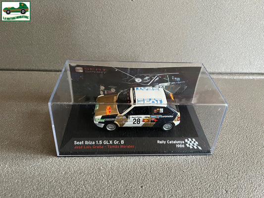 Voiture Miniature Seat Ibiza 1.5 GLX Gr.B Rallye Catalunya 1986 au  1/43