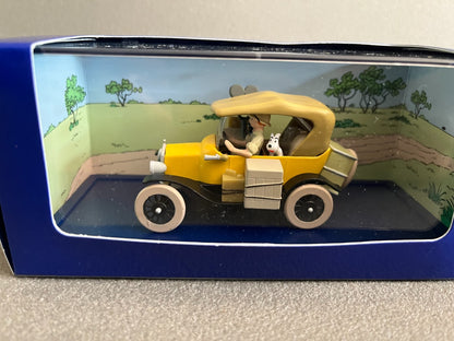 Miniature En Voiture Tintin au Congo Ford T Hergé Atlas au 1/43