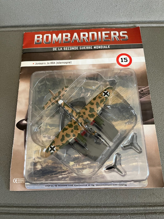 Avion miniature Militaire Bombardier Junkers JU 88A Altaya 1/72