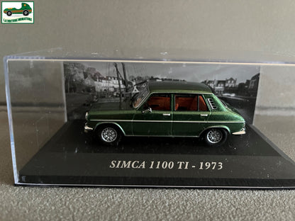 Voiture Miniature Simca 1100 TI 1973 au 1/43 Ixo Altaya