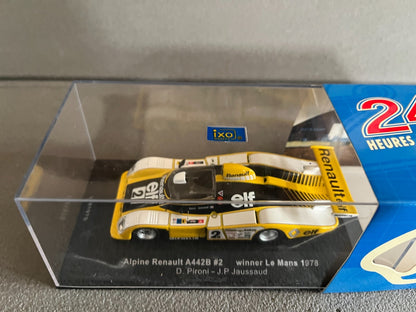 Voiture Miniature Alpine Renault A442B Winner Le Mans 1978 Ixo au 1/43