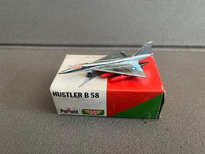 Ancien Avion miniature Militaire Hustler B 58 Club 33 Polistil 1976