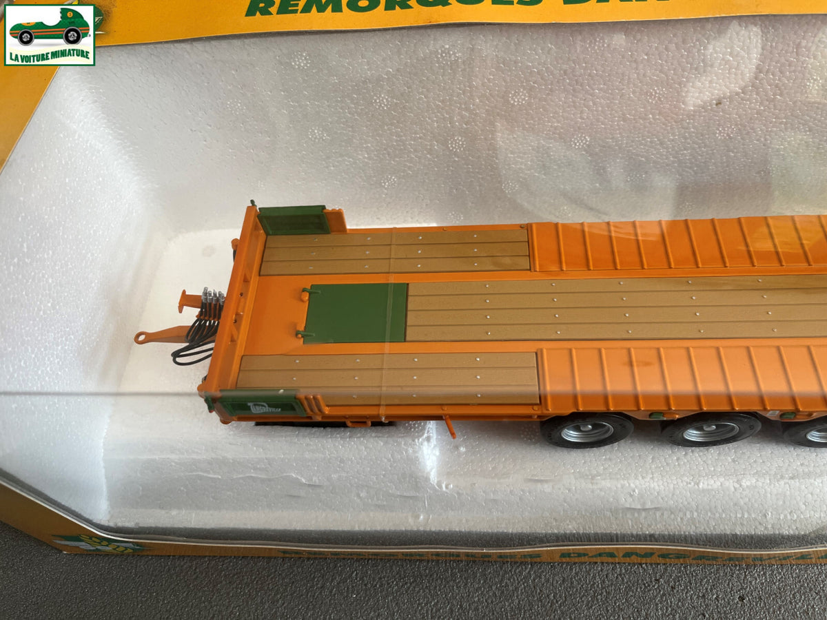 Miniature Agricole Travaux Publics Remorque Dangreville Porte Engins PE 32 1/32