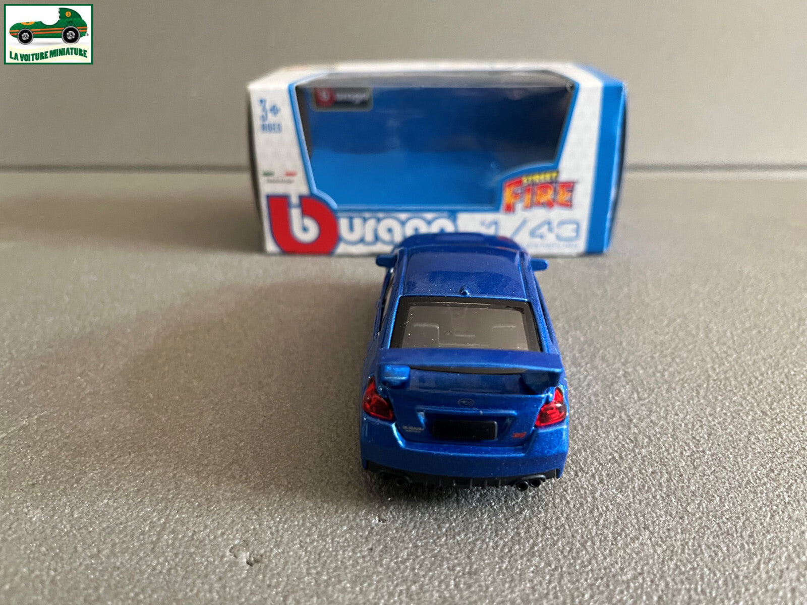 Voiture Miniature Subaru WRX STI 2017 Burago Street Fire au 1/43