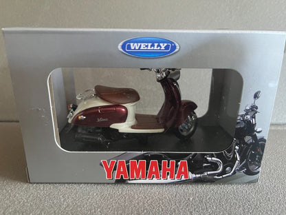 Moto miniature Scooter Yamaha Vino YJ50R Welly 1/18