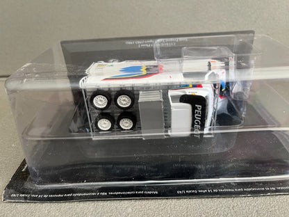 Camion Assistance Rallye Citroen C35 Phase 2 Team Peugeot Sport 1983 Altaya 1/43