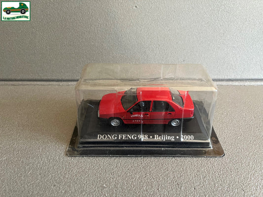 Voiture Miniature Dong Feng 988 Beijing 2000 Citroen ZX Taxi Du Monde 1/43