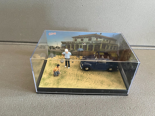 Voiture Miniature Fiat 500 Topolino Etape 28 La Route Bleue RN7 1/43