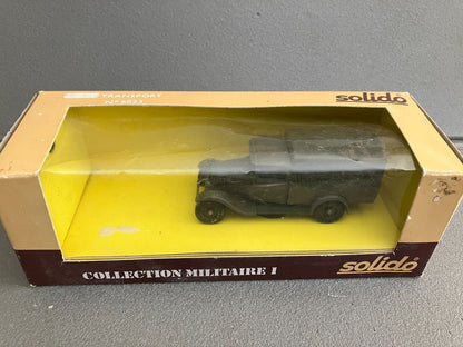 Ancien Miniature Militaire Blindé Renault Transport 6023 Solido France 1/43