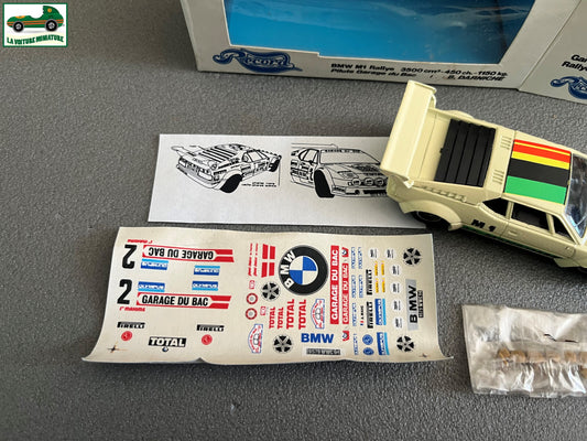 Voiture miniature Kit BMW M1 Garage du Bac Rallye du Var Record Solido 1/43