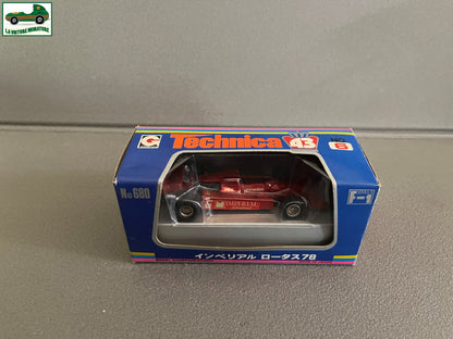 Voiture Miniature Formule 1 F1 Imperial Lotus 78 Technica Japan au 1/43