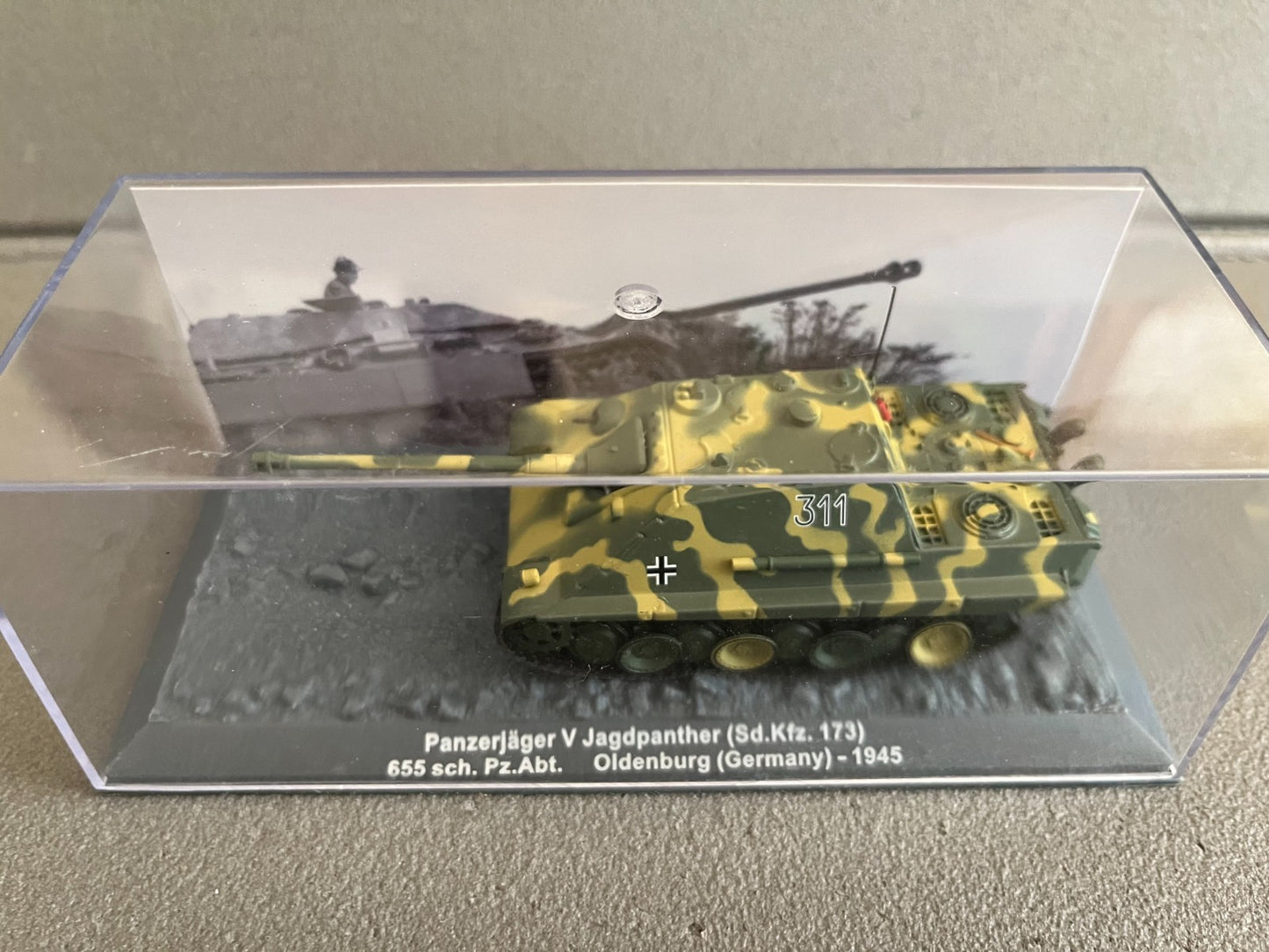 Miniature Militaire Char Tank Blindé Panzerjager V Jagdpanther Altaya 1/72