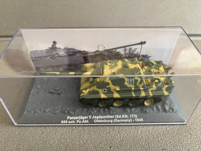 Miniature Militaire Char Tank Blindé Panzerjager V Jagdpanther Altaya 1/72