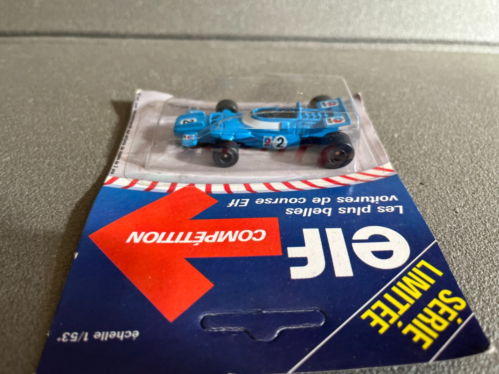 Voiture miniature F1 Matra MS 80 1969 Elf Competition 1/53 Type Majorette