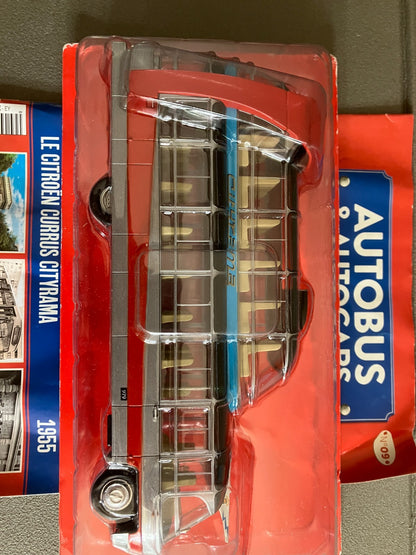 Voiture miniature Citroen Currus Cityrama 1955 1/43 Autobus Autocars du Monde