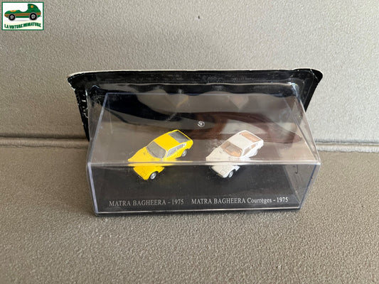 Voiture Miniature Duo Matra Bagheera 1975 Courrèges Universal Hobbies 1/87 HO