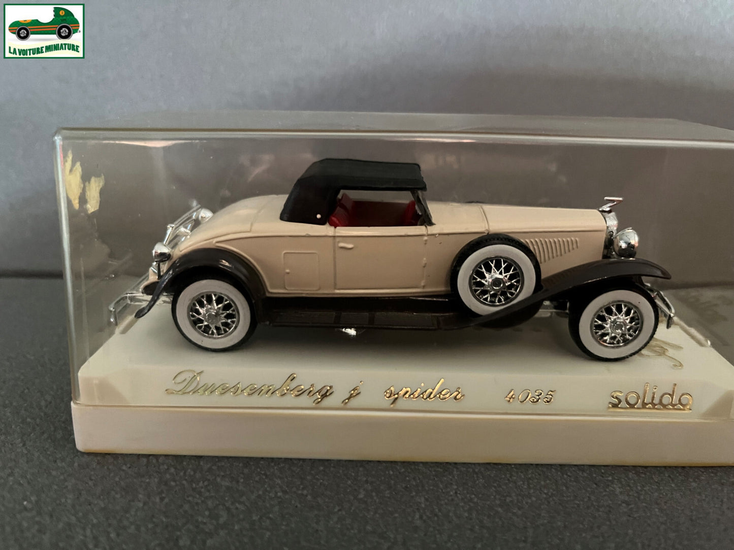 Voiture Miniature Duesenberg J Spider 4035 Solido au 1/43