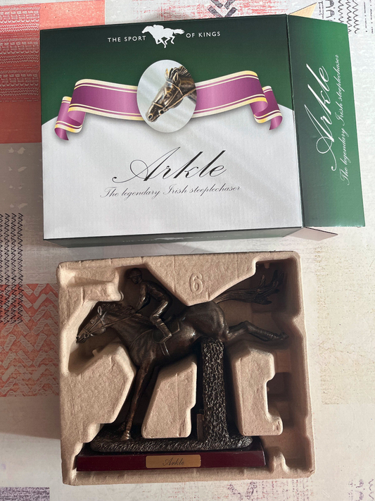 Statue Collection Cheval Course Arkle Résine Editions Atlas 1/12
