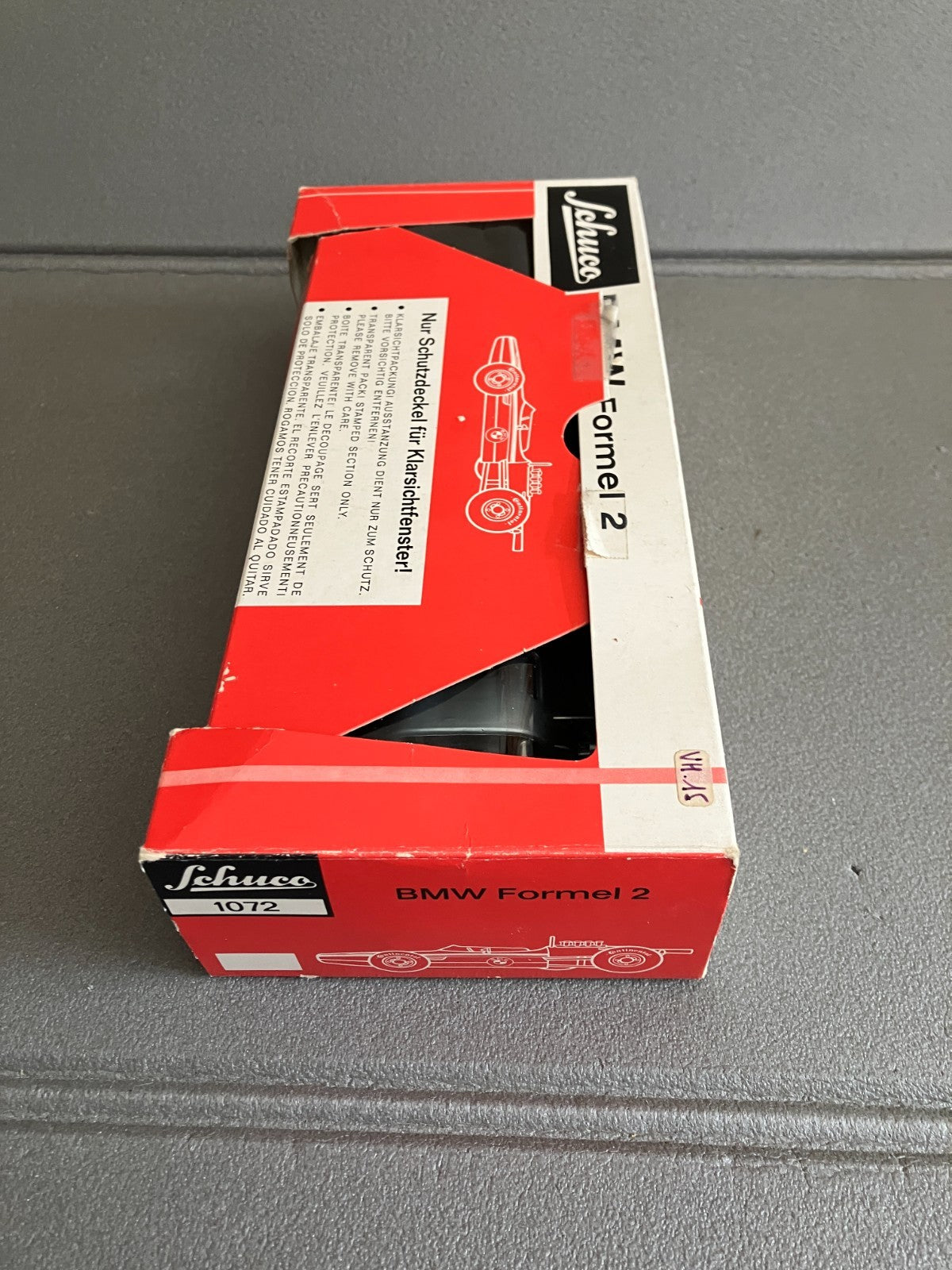 Ancienne Jouet Mécanisme Clé Voiture Miniature BMW Formel 2 Schuco 1072 Germany