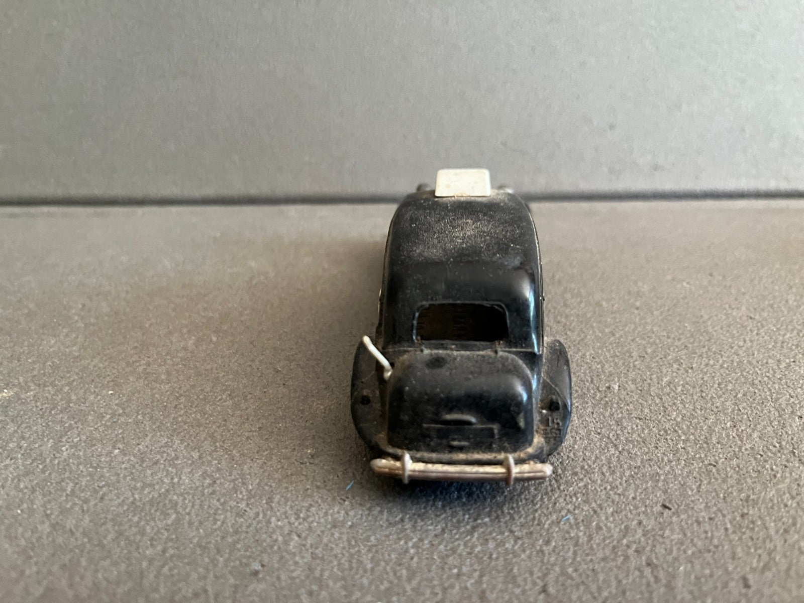 Ancienne Voiture Miniature Citroen 15 Six Police Norev Plastique France Epave