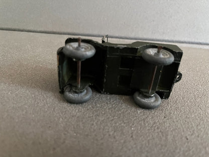Rare Ancienne Voiture Miniature Militaire Jeep Willis Armée Française Zamak 1/43