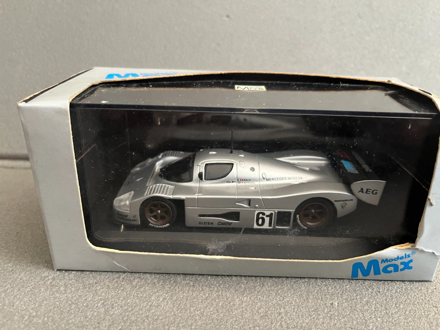 Voiture Miniature Course Sauber Mercedes C9 1000km Models Max 1/43
