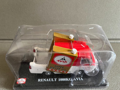 Voiture miniature Camion Renault 1000 KG Avia Auto Plus Hachette 1/43